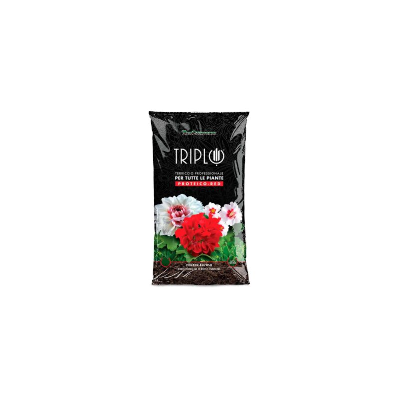 foto del prodotto tercomposti triplo super fioritura red terra terriccio substrato 45 lt litri 45