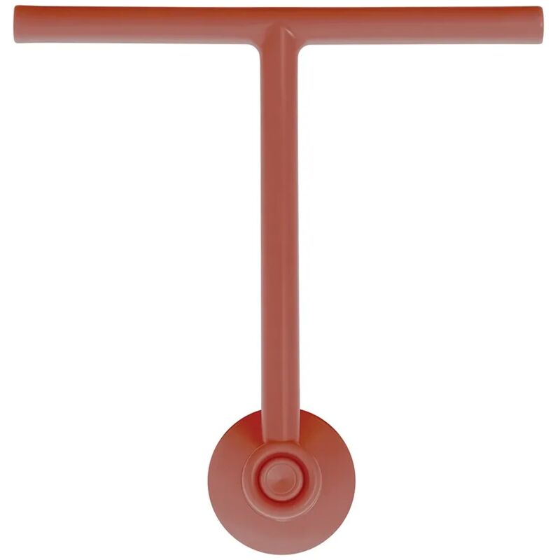 foto del prodotto tergivetro doccia rosso in plastica antigraffio con ventosa spring