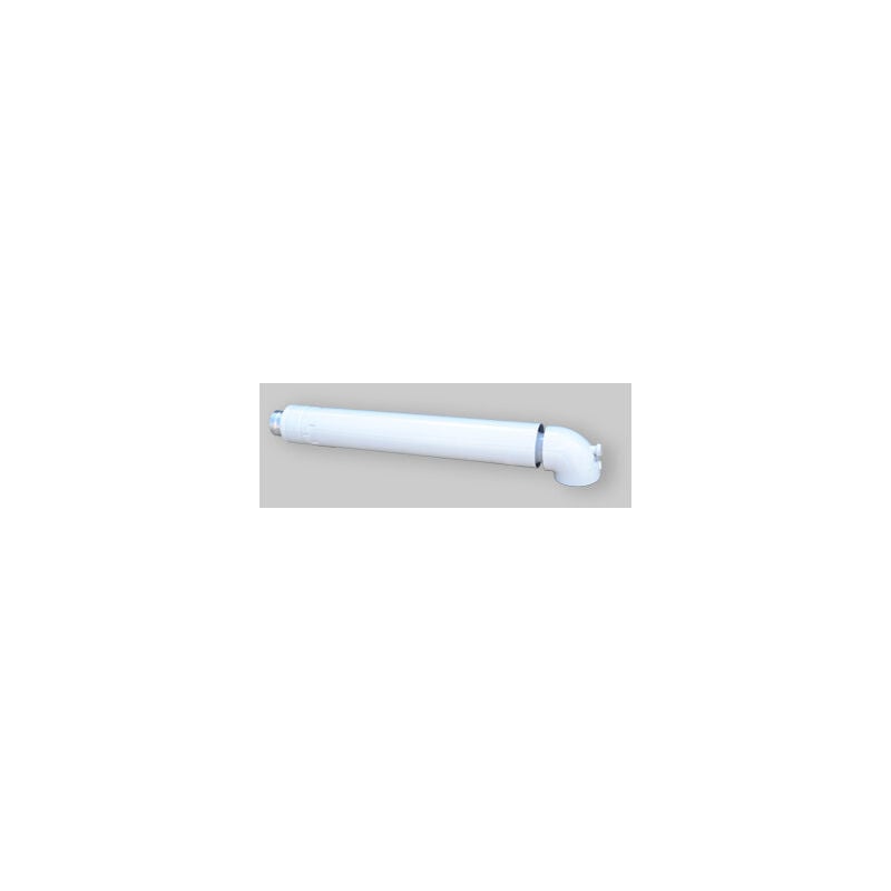 foto del prodotto terminale antivento con curva 90 per scaldabagno vaillant 60 100