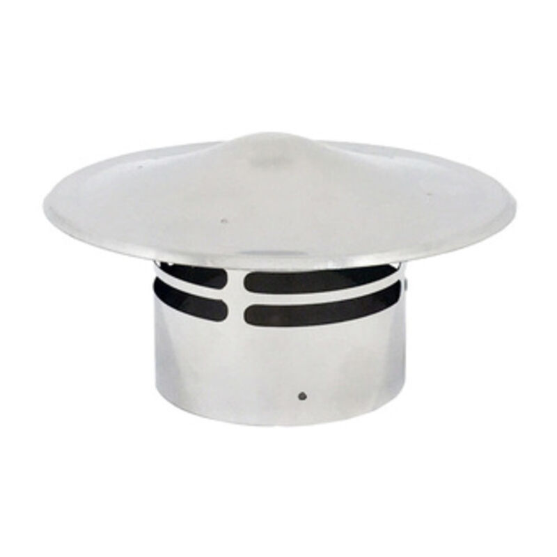foto del prodotto terminale con cappello inox dn pellet d.8