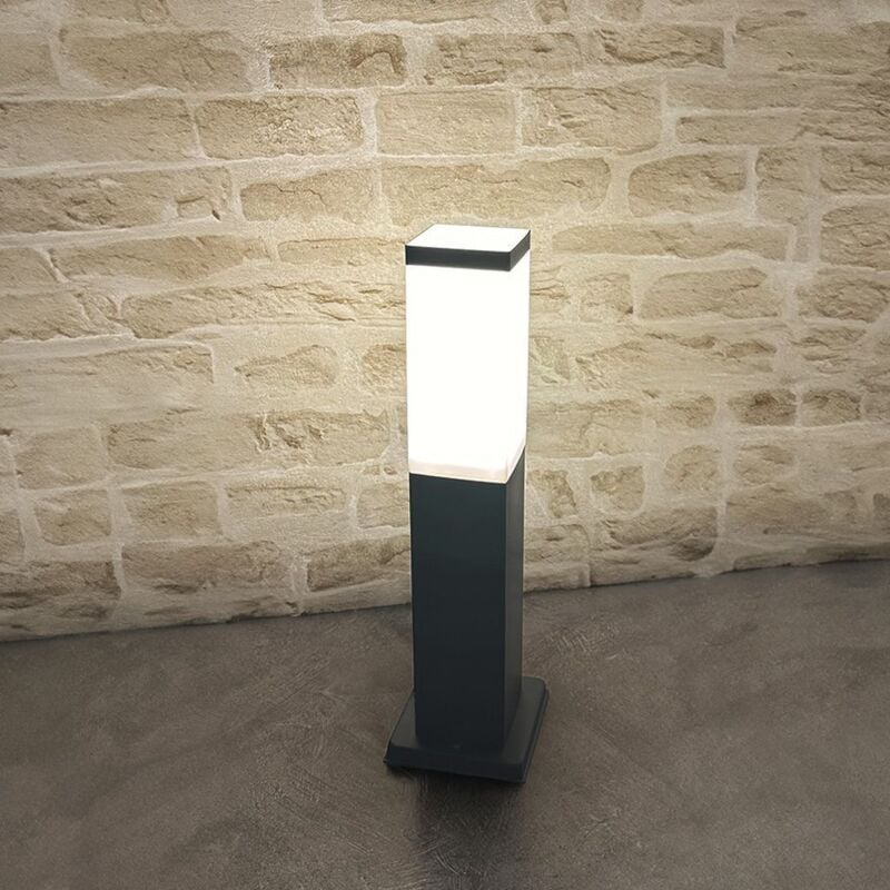 foto del prodotto terminale da esterno antracite valente quadrato 45cm ip44