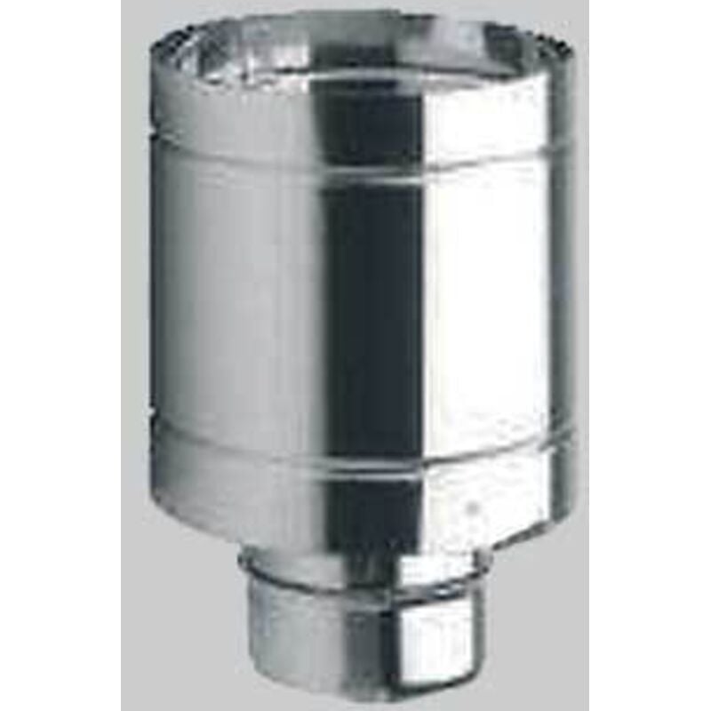 foto del prodotto terminale di scarico a botte acciaio inox aisi 304 monoparete mm.140