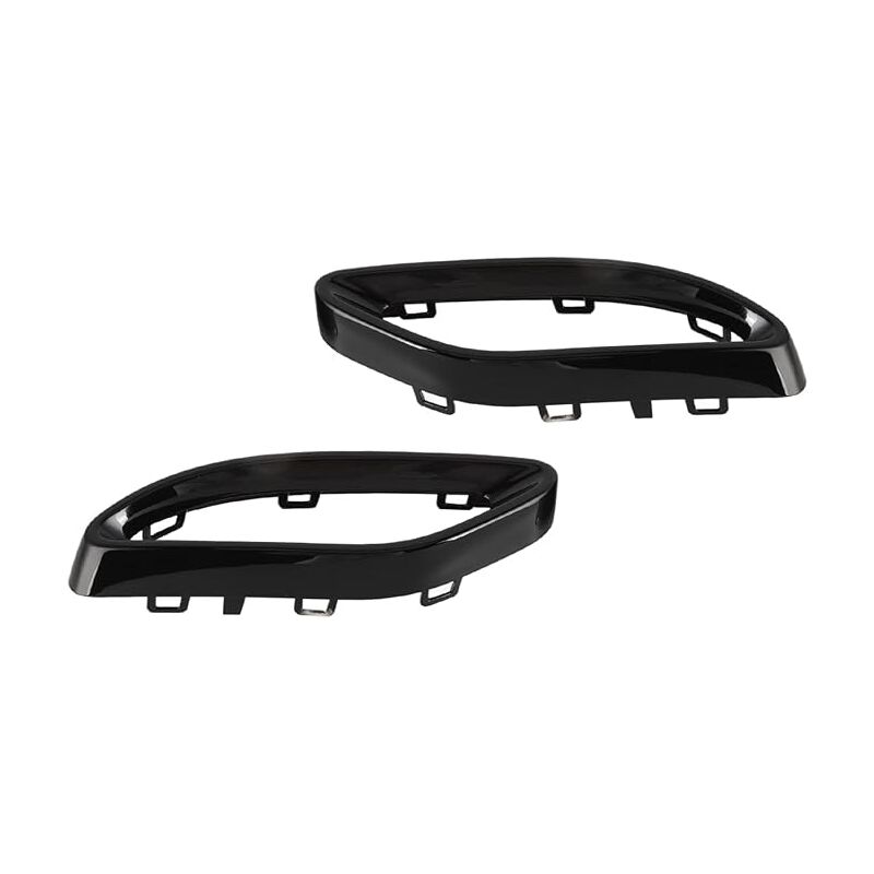 foto del prodotto terminale di scarico di ricambio nero lucido per abce glc cls class w177 w247 w205 w213 x253 c257