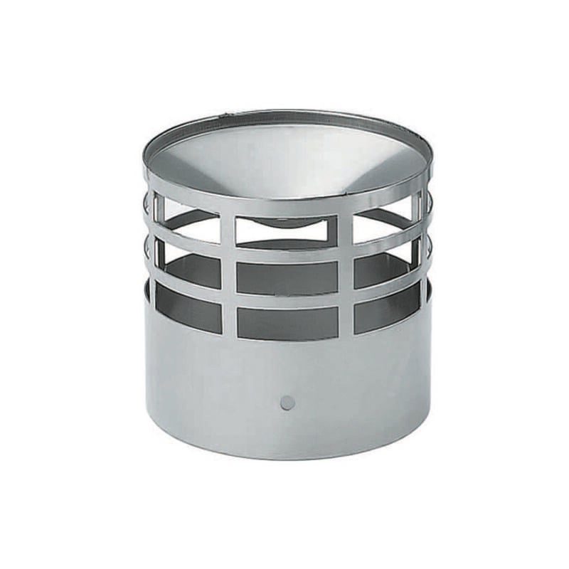 foto del prodotto terminale di scarico in acciaio inox per stufe a pellet cm.8