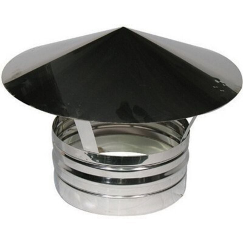 foto del prodotto terminale in acciaio per canne fumarie diam. 160