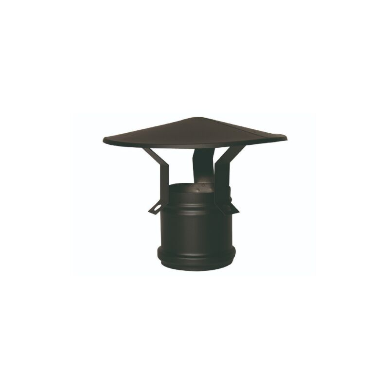 foto del prodotto terminale in acciaio verniciato pellet 13 cm resistente alle alte temperature e agli sbalzi termici per stufe a pellet