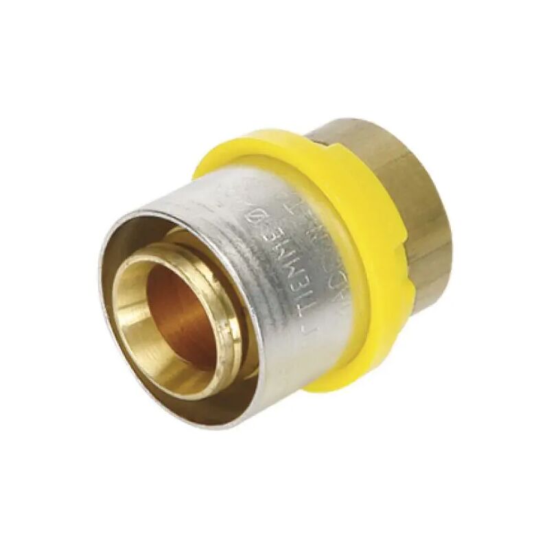 foto del prodotto terminale per tubo multistrato a pressare per gas modello serie 2677 20 tiemme
