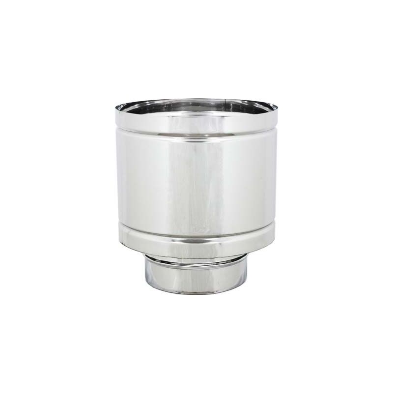 foto del prodotto terminale scarico a botte maschio acciaio inox 304 cm 12 h.cm 22