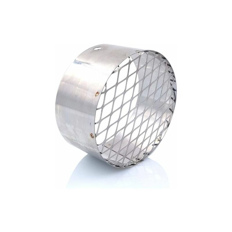 foto del prodotto terminale scarico fumi stufa pellet legna caldaia d 80 in acciaio inox 15235 