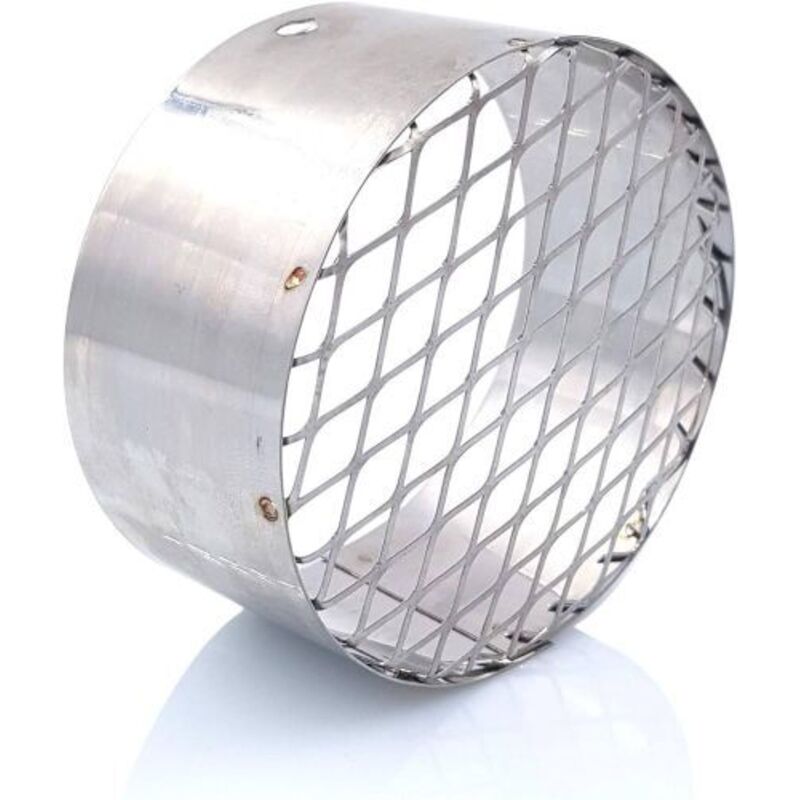 foto del prodotto terminale scarico fumi tubo caldaia stufa a pellet legna d80 acciaio inox