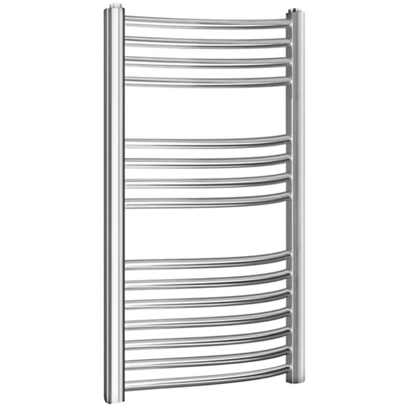 foto del prodotto termoarredo bagno scaldasalviette 45x80 cromo curvo interasse 40 cm