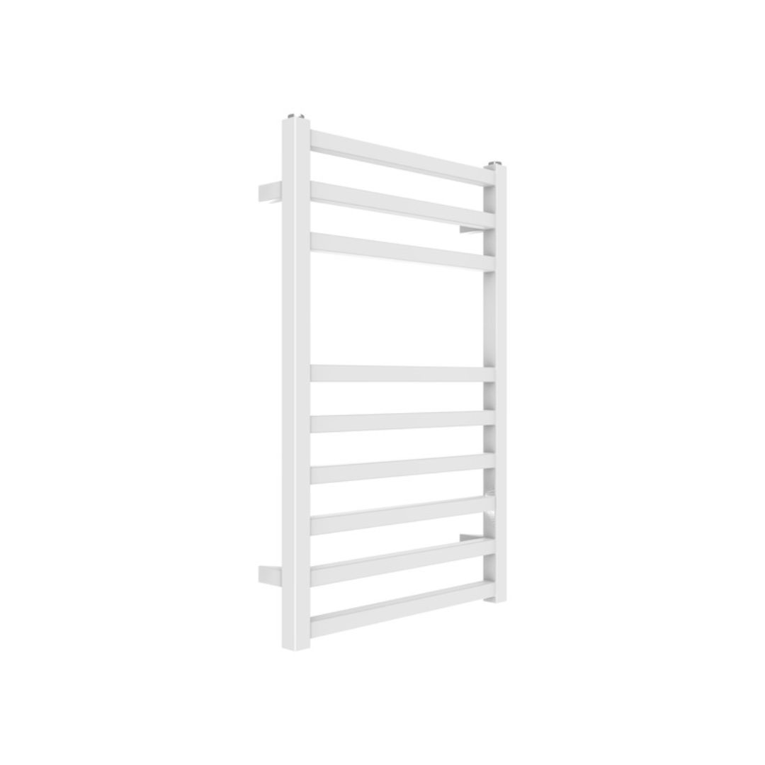 foto del prodotto termoarredo bagno scaldasalviette forma square calorifero termosifone bianco opaco finitura- bianco opaco, misure...