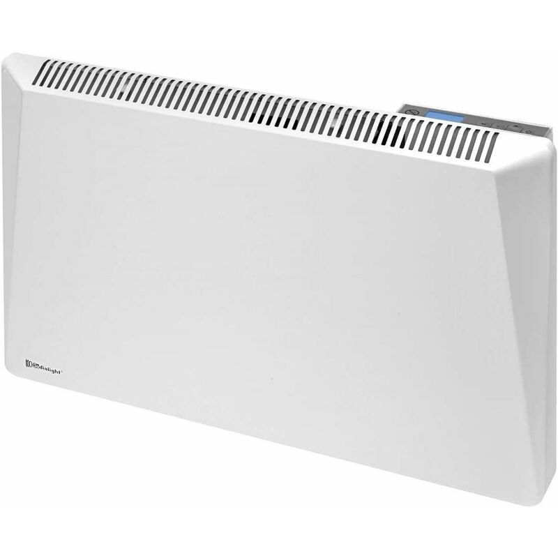 foto del prodotto termoconvettore elettrico a controllo digitale 85x42 cm colore bianco radialight sirio tcsir151 bianco