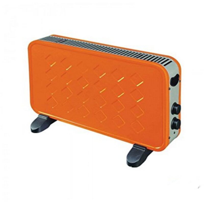 foto del prodotto termoconvettore niklas biscotto arancione 2000w - 60x10x35 cm