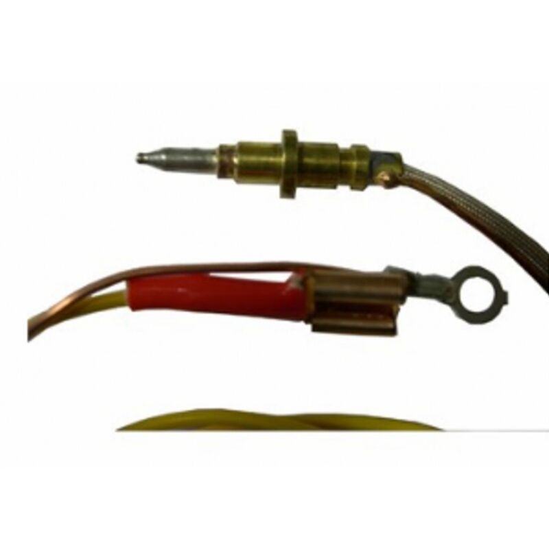 foto del prodotto termocoppia doppio cavo sicurgas piani cottura sonda 90cm testa 34mm faston