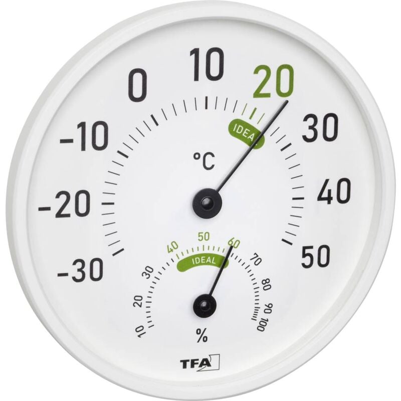 foto del prodotto termoigrometro bianco 45.2045.02 tfa dostmann