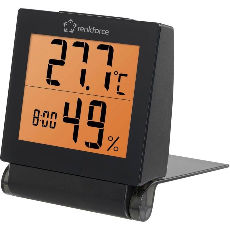 foto del prodotto termoigrometro nero e0111h renkforce