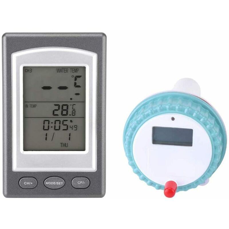 foto del prodotto termometri galleggianti termometro digitale per piscina, termometro per temperatura dell acqua della spa