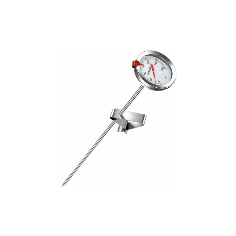 foto del prodotto termometro bimetallico per la temperatura dell olio termometro per frittura termometro per alte temperature termometro in acciaio inossidabile