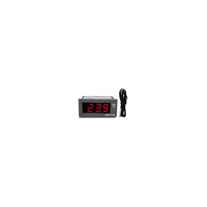 foto del prodotto termometro con indicatore di temperatura integrato, pannello di visualizzazione della temperatura digitale intelligente, adatto per frigorifero e