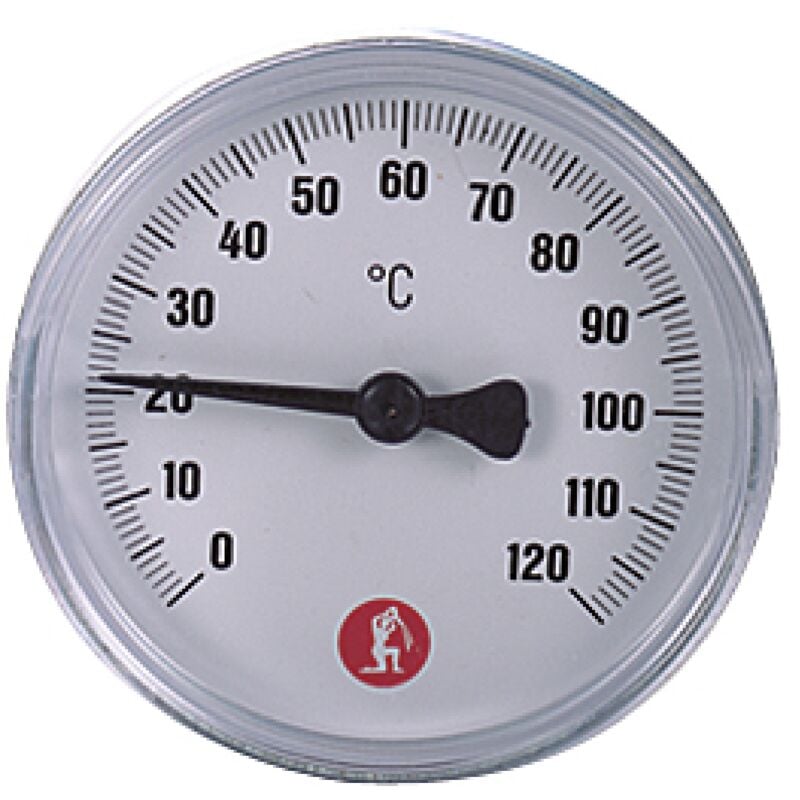foto del prodotto termometro con pozzetto attacco posteriore giacomini r540 3 8' - scala 0 120 c