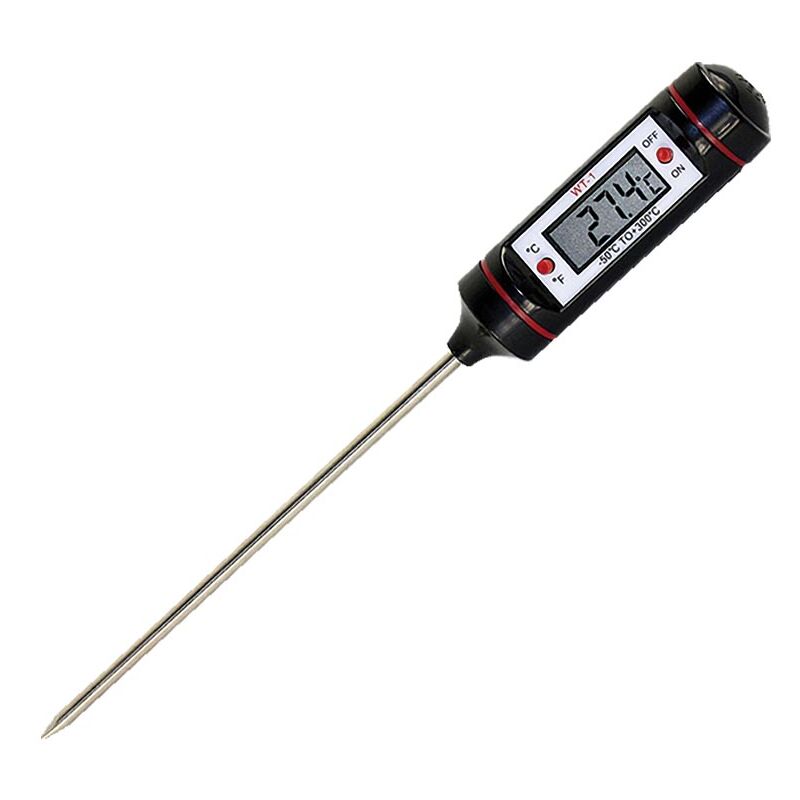 foto del prodotto termometro digitale a contatto con sonda in acciaio inox 17.326