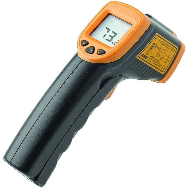 foto del prodotto termometro digitale a infrarossi senza contatto, pistola laser per la misurazione della temperatura a lettura istantanea