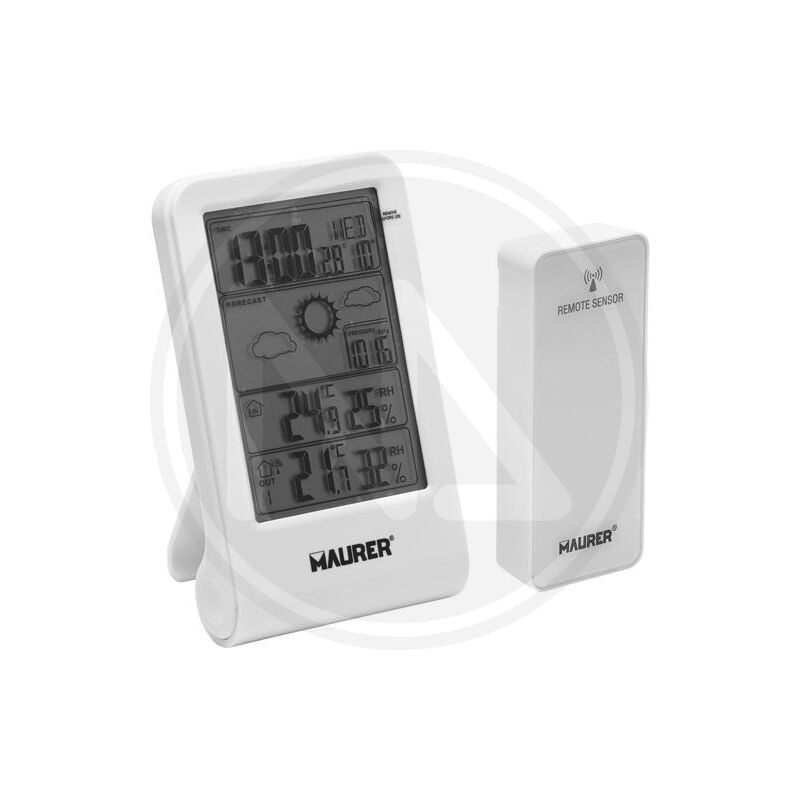 foto del prodotto termometro digitale con sensore esterno senza fili wireless maurer