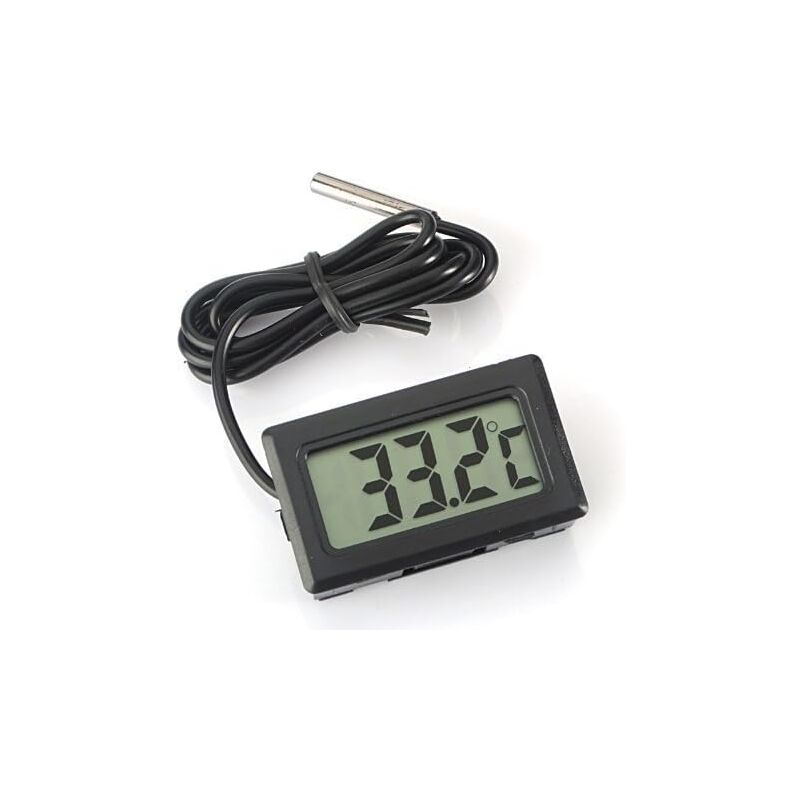 foto del prodotto termometro digitale lcd con sonda esterna monitor della temperatura