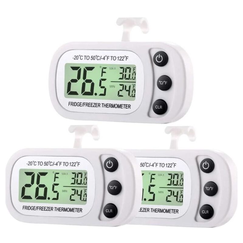 foto del prodotto termometro digitale per frigorifero e congelatore termometro per cella frigorifera termometro impermeabile per temperatura refrigerata con