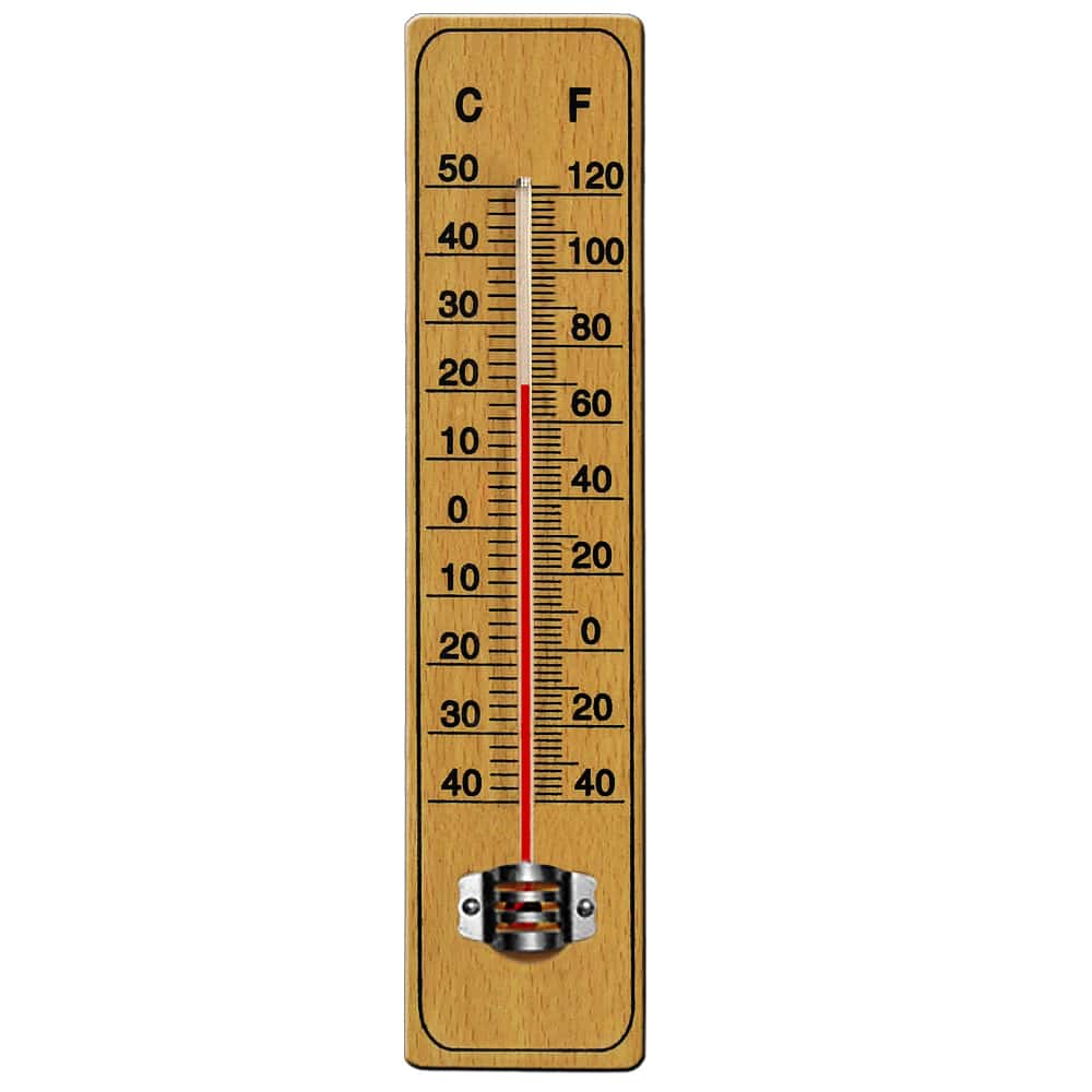 foto del prodotto termometro in legno