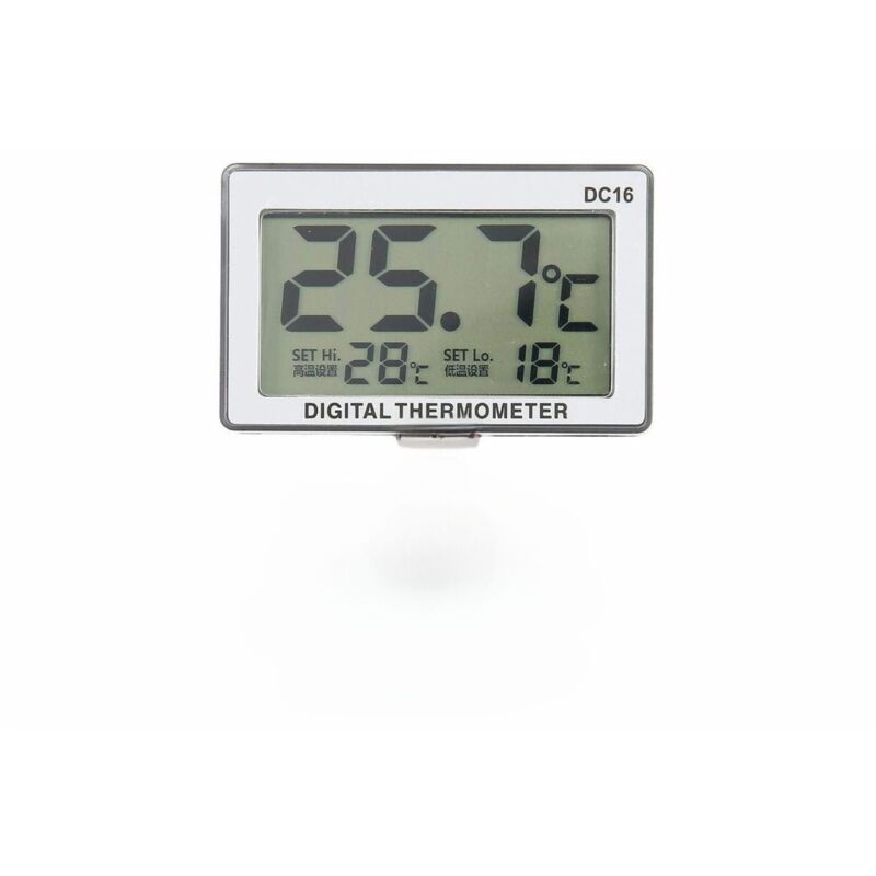 foto del prodotto termometro per acquario impermeabile schermo lcd interno dc16