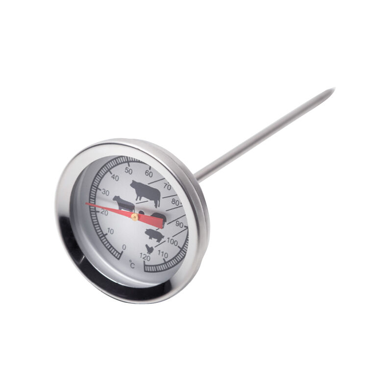foto del prodotto termometro per arrosti kelomat analogico in acciaio inox