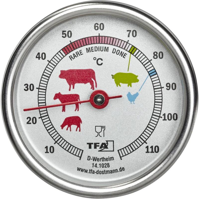 foto del prodotto termometro per arrosti tfa in acciaio inox 14.1028