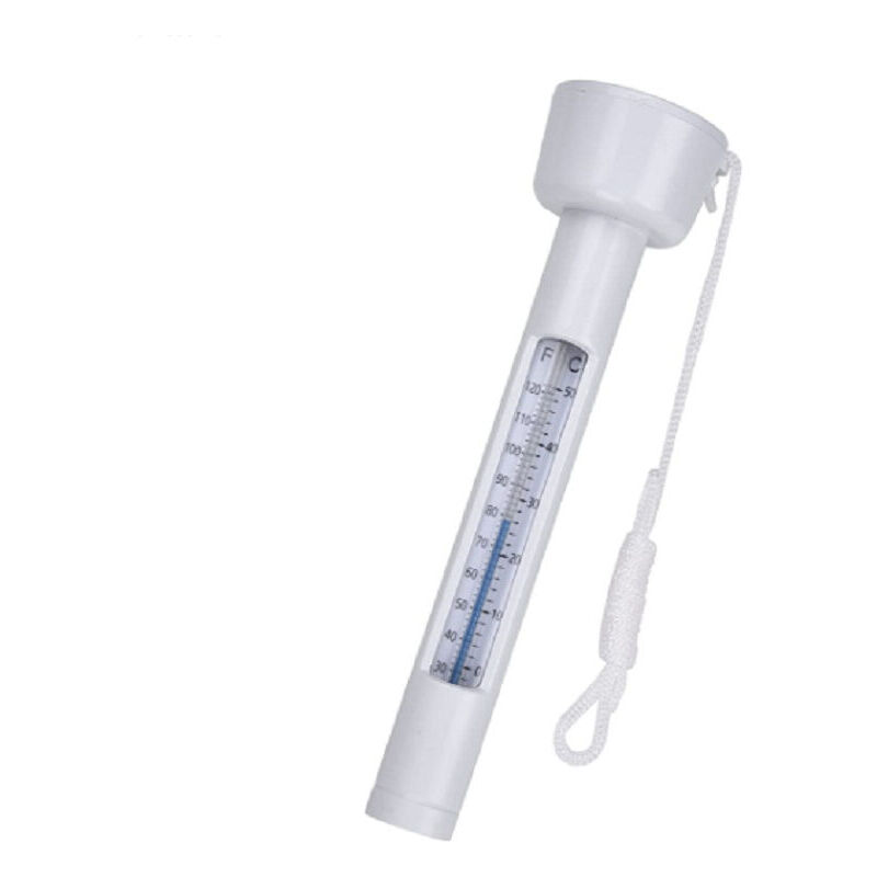 foto del prodotto termometro per piscina, termometro per acqua, termometro galleggiante per piscina, bianco
