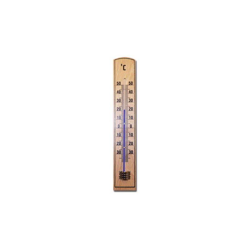 foto del prodotto termometro pluvia 101015 205x35 mm legno 30700