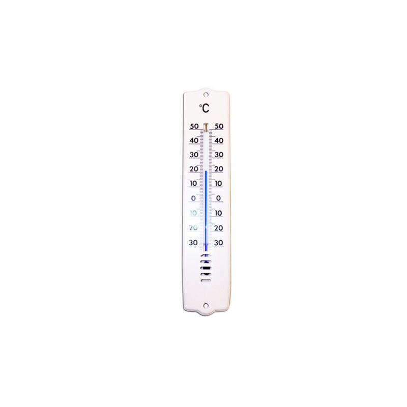 foto del prodotto termometro pluvia 101032 207x44 mm plastica bianca