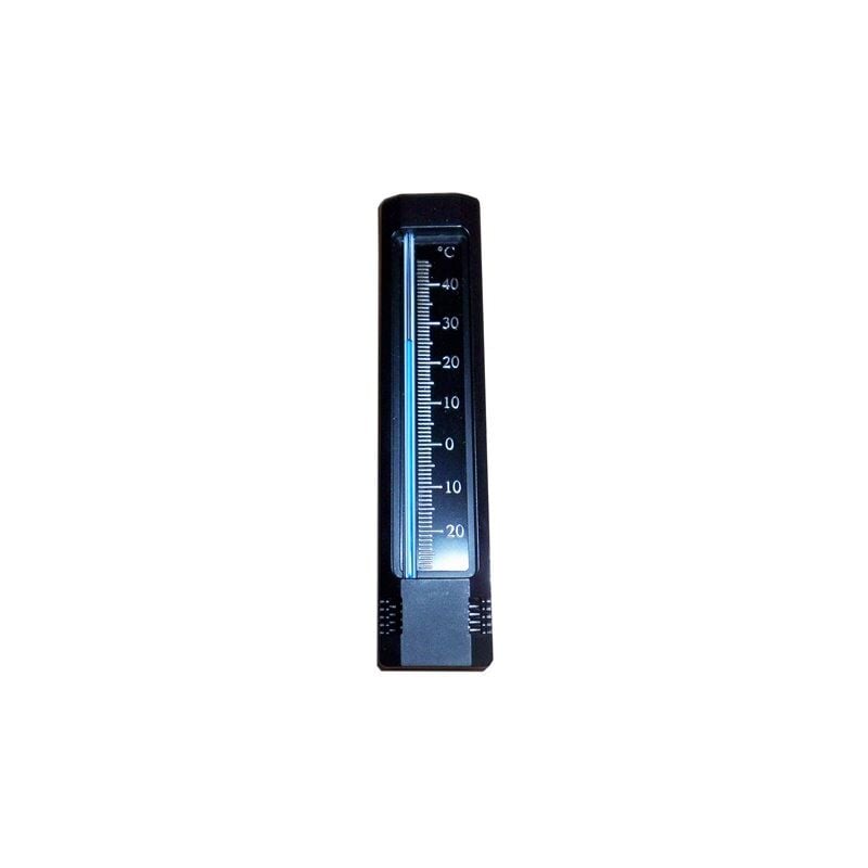 foto del prodotto termometro pluvia 101805 pvc 140x30 mm nero 34005
