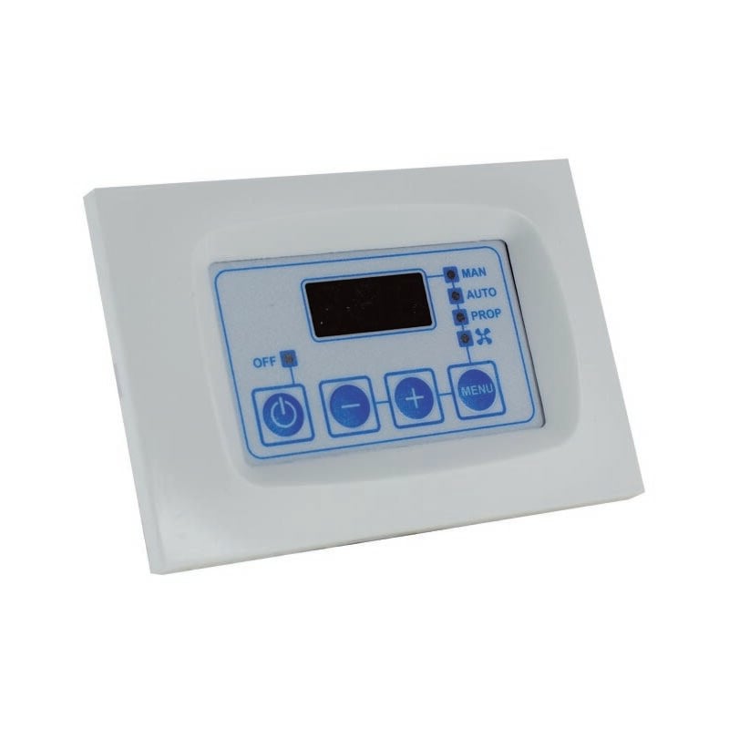 foto del prodotto termoregolatore per termocamini e stufe a legna con produzione di aria calda, modello fc 810