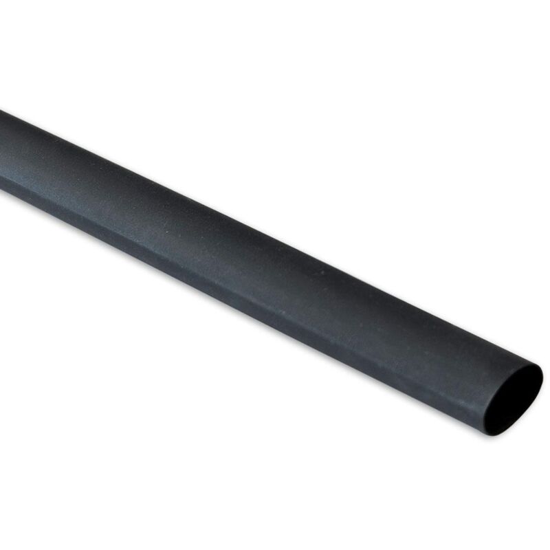 foto del prodotto termoretrattile 9,5 mm nero retrate 2 1 lunghezza 1,20 m