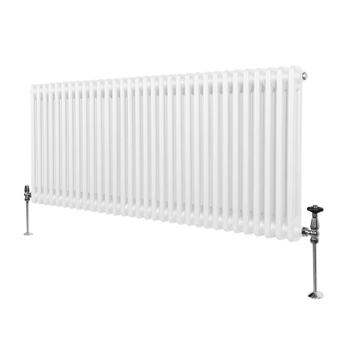 foto del prodotto termosifone radiatore a 2 colonne per riscaldamento centralizzato bianco 60 x 146cm