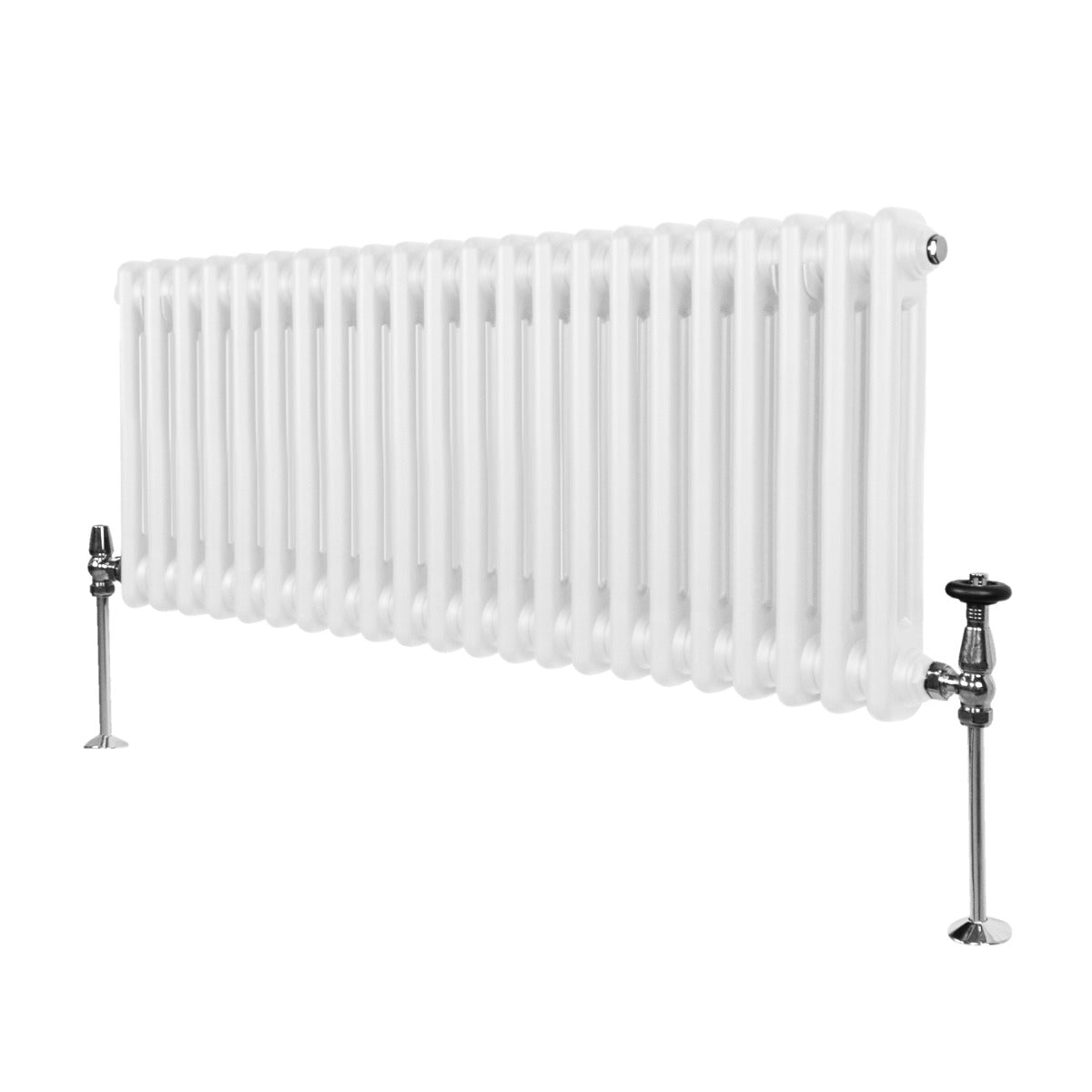 foto del prodotto termosifone radiatore a 2 colonne per riscaldamento centralizzato orizzontale bianco 300 x 1012mm