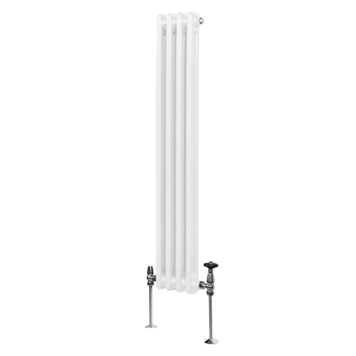 foto del prodotto termosifone radiatore a 2 colonne per riscaldamento centralizzato verticale bianco 150x20cm