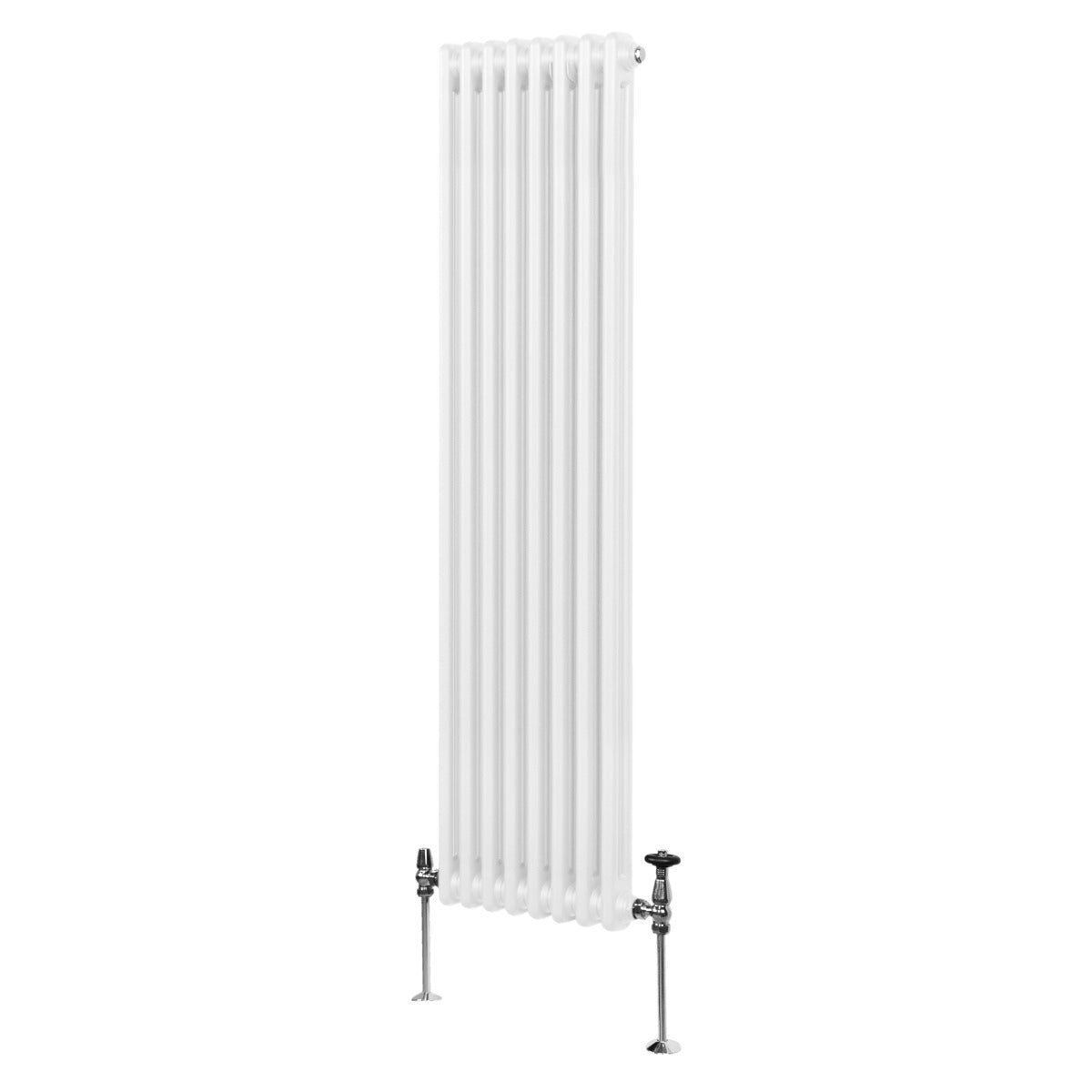foto del prodotto termosifone radiatore a 2 colonne per riscaldamento centralizzato verticale bianco 180x38cm
