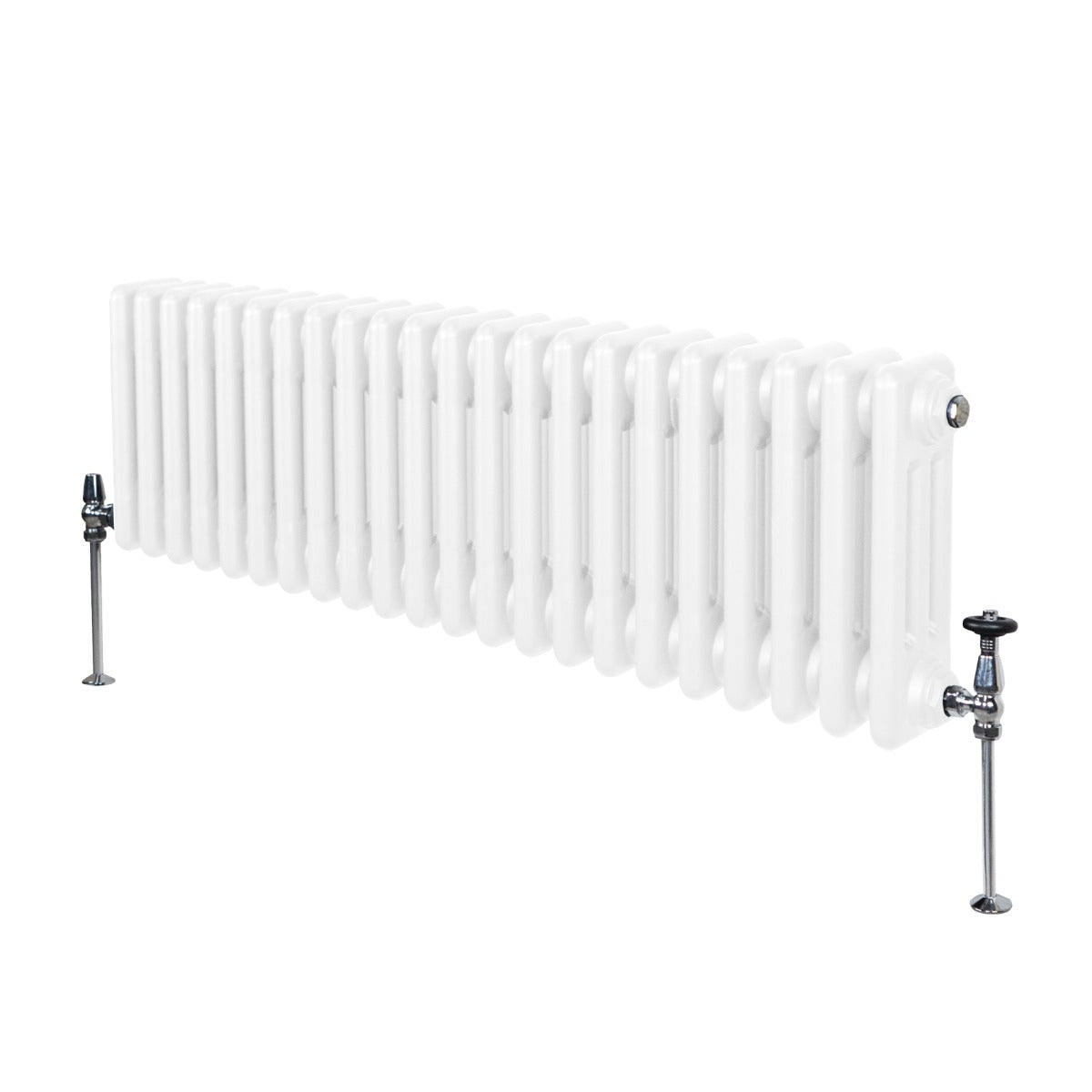 foto del prodotto termosifone radiatore a 3 colonne per riscaldamento centralizzato bianco 30 x 119cm