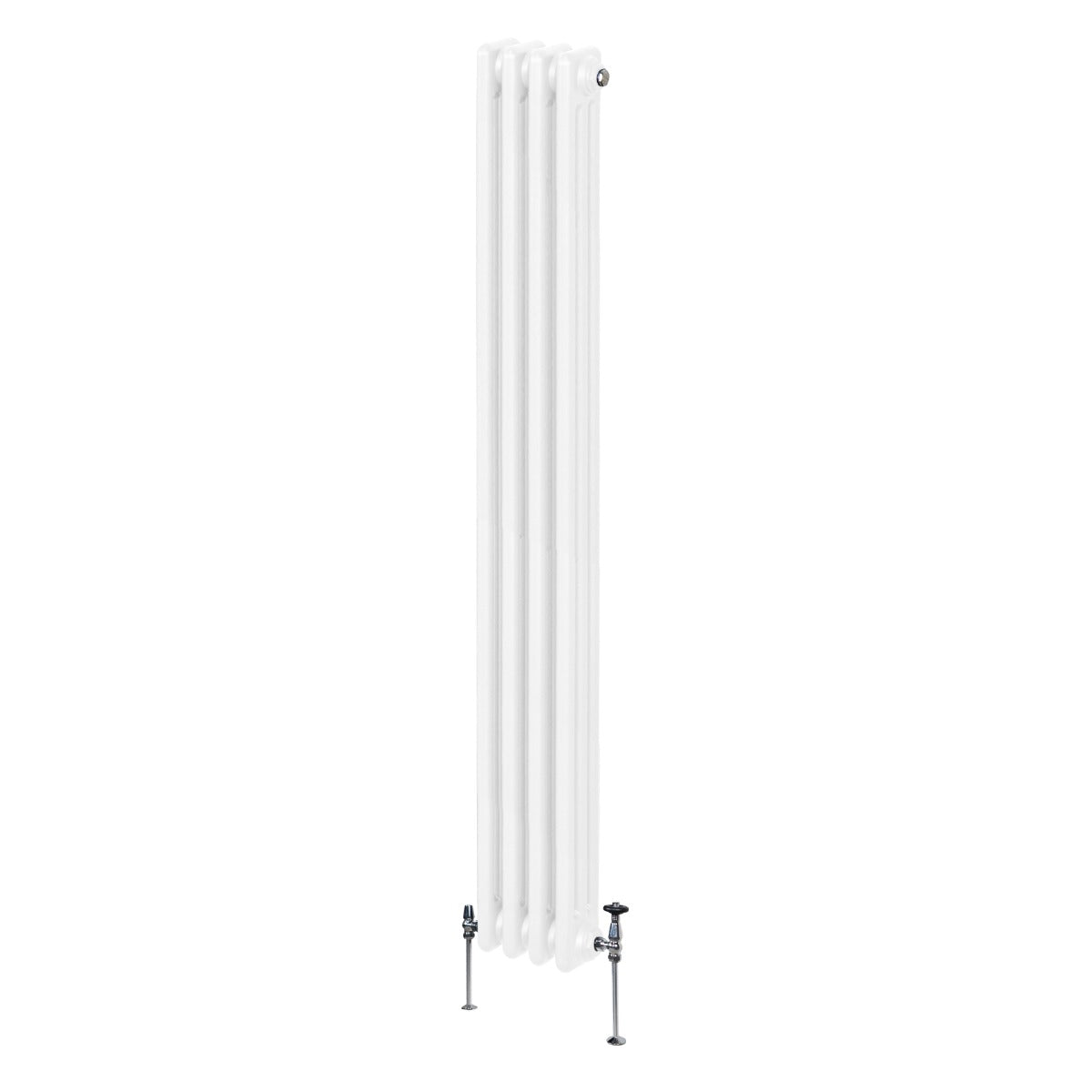 foto del prodotto termosifone radiatore a 3 colonne per riscaldamento centralizzato verticale bianco 180x20cm