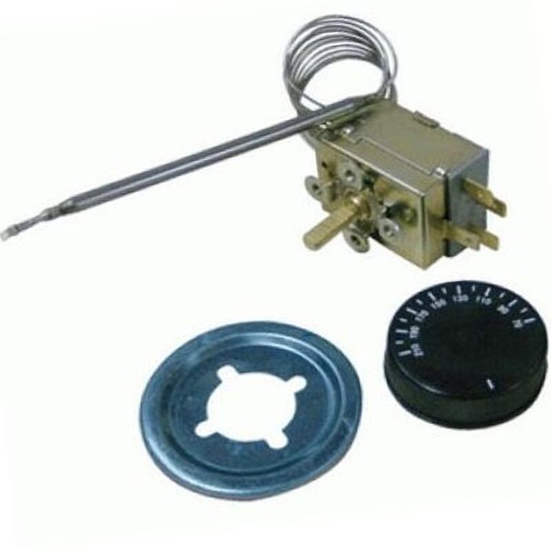 foto del prodotto termostata elettrico regolabile 0 90 gradi bulbo1500mm standard