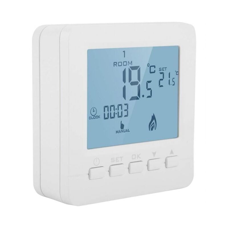 foto del prodotto termostati programmabili per la casa regolatore di temperatura di riscaldamento elettrico ignifugo rf wireless intelligente ac230v