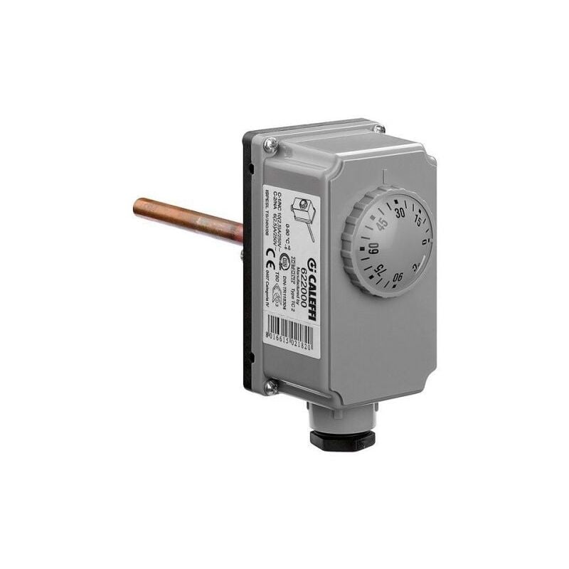 foto del prodotto termostato ad immersione caleffi 1 2 622000 regolabile 0 90 ip 43 24638 