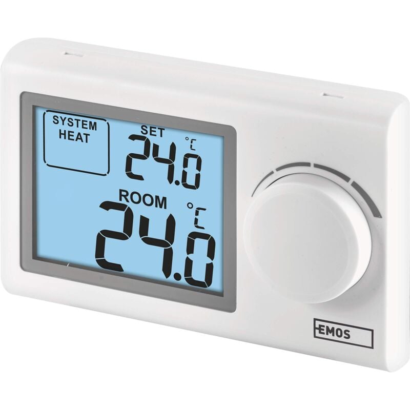 foto del prodotto termostato ambiente digitale, a parete portatile per sistemi di riscaldamento e raffreddamento, regolatore della temperatura per il controllo